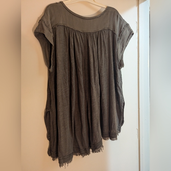 Free People - Aster High Low Oversized Henley top, size M - Picture 4 of 6
